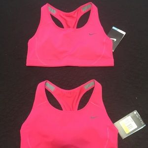 hot pink brand new Nike sports bra
